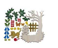 Kuhnert 10159 Hobaku-Fenster-Dekoration-Set, 15 x 22 cm