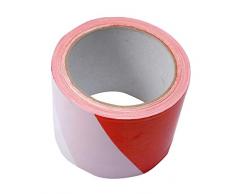 DWT-Germany 101051 100m Absperrband Rot Weiß Flatterband Markierungsband Warnband Sicherheitsband