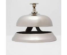 Unbekannt Thekenklingel Tischklingel Rezeptionsklingel Tisch Klingel Schelle Silber- Look