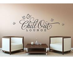 Wandtattoo Zitat Chill Out Lounge G046
