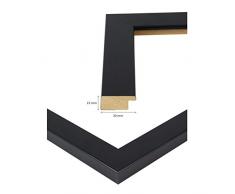 Bilderrahmen MONZA in SCHWARZ in 70 X 90