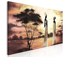 murando - Bilder Afrika Frau 135x45 cm - Vlies Leinwandbild - 1 Teilig - Kunstdruck - Modern - Wandbilder XXL - Wanddekoration - Design - Wand Bild - Massai h-A-0092-b-a