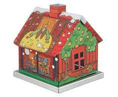 KNOX - Märchen Räucherhaus, Räucherfigur aus Metall - Für Räucherkerzen der Größe M geeignet (Frau Holle)