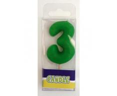 Zahlenkerze 3 Kerze Geburtstag Party Jubiläum