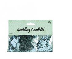 Partykonfetti Hochzeit Weiß/Silber