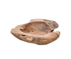 Exklusive Teak Holz Schale 40cm NATURE ROOT massives Wurzelholz natur