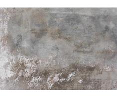 wandmotiv24 Fototapete Rustikal Beton-wand Grau XL 350 x 245 cm - 7 Teile Fototapeten, Wandbild, Motivtapeten, Vlies-Tapeten Stein, Mauer M1439