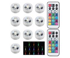 qishengshengwukeji Gefälschte Kerzen Elektrische Kerze Elektrisches Kerzenlicht wasserdichte Unterwasserleuchten gefälschte Teelichter Rauchlose Teelichter Votivkerzen