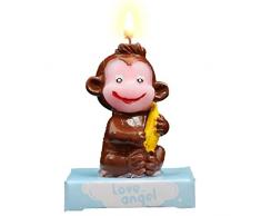 mementoy Geburtstagskerzen Kinder Tiergeburtstags Kerze, Dekorative Geburtstagstorte, Hochzeitsparty, Abschlussfeier Usw, Umweltparaffin