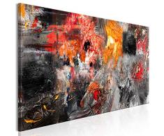decomonkey Bilder Abstrakt 150x50 cm 1 Teilig Leinwandbilder Bild auf Leinwand Vlies Wandbild Kunstdruck Wanddeko Wand Wohnzimmer Wanddekoration Deko Modern Kunst bunt