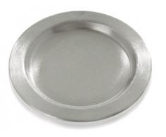 (004.1SS) Dekoteller, Durchmesser 115 mm, Silber für Taufkerzen, Kommunionskerzen, Konfirmationskerzen, Hochzeitskerzen