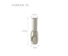 PJC Europe weißes Porzellan Kunsthandwerk Keramikvase kreative kleine Blumenvase Ornamente Tischvase Heimdekoration Hochzeit F