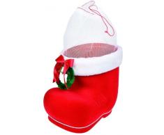 Idena 8550026 Deko-Nikolausstiefel, 25 x 26 x 24 cm