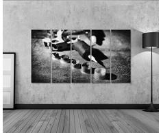 islandburner Bild Bilder auf Leinwand Tattoo Maschine und Tattoo Zubehör auf dunklem Hintergrund. Retro-Stilisierung Wandbild, Poster, Leinwandbild KVK