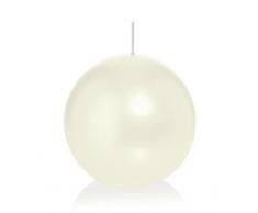 12 Kugelkerzen Elfenbein 7 cm, Kerzen rund, deutsche Markenkerzen in RAL Kerzenqualität