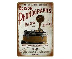 qnmbdgm Eisenmalerei Wandkunst-Plakat Retro Cinema Film Kinokarten Blechschilder Shop Market Restaurant Cinema Paintings Wanddekoration