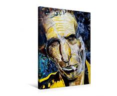 Premium Textil-Leinwand 50 x 75 cm Hoch-Format Keith Richards | Wandbild, HD-Bild auf Keilrahmen, Fertigbild auf hochwertigem Vlies, Leinwanddruck von Michael Weiler