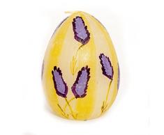 Kapula Ei Kerze Lavendel 6 x 9 cm