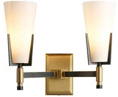 Wandleuchte Wandleuchte Wandkerzenleuchter Kerze Wandleuchte hinten Wohnzimmer Hintergrund Wandleuchte Schlafzimmer Nachtwandleuchte innen voll Kupfer Wandleuchte