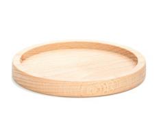 Kerzenteller Holzuntersetzer Buche geölt Ø 10 cm, Dekoteller
