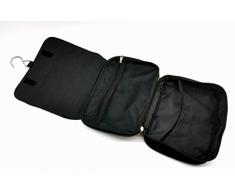 Waschtasche Waschbeutel Kulturbeutel Kosmetiktasche Reisewaschtasche cosmeticbag maritim Kapitän Möwe mit Mütze Pfeife und Spruch Küstenjung wt060 ilka parey wandtattoo-welt®