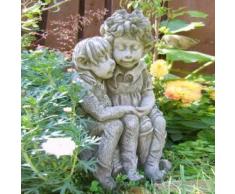 Gartenwichtel und Gartenkobold aus Steinguss