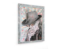 Diedel Heidemann - 80`s Icons - Mr. Lindenberg - Uns UDO - 30x40 cm - Leinwandbild auf Keilrahmen - Wand-Bild - Kunst, Gemälde, Foto, Bild auf Leinwand - Menschen