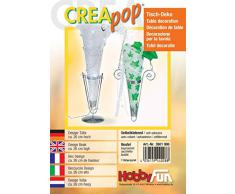 Creapop Windlichthalter Blume , selbstklebend ca. 20cm