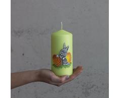 große Zylinderkerze 150 x 70 mm Osterkerze mit Motiv Stumpenkerze Kerze Ostern