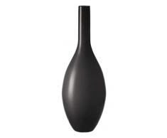 Leonardo Beauty Vase grau, Höhe 50 cm, Durchmesser 18 cm, handgefertigtes Farbglas, 052475
