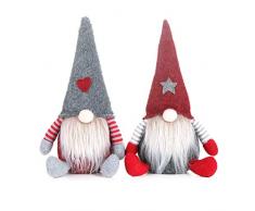 Weihnachtswichtel Figuren Festlicher Schwedische Wichtel Santa Dolls süße Weihnachten Figur, Lustiger Wichtelzwerg Weihnachts Deko für Home Schaufenster Kinder Geburtstag Weihnachten
