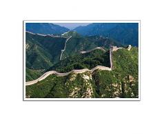 Leinwand Bild,China Bau Große Mauer, Poster Und Drucke Modulare Wand Bild, Home Decor Einfache Kunst Wandbilder Bild Foto Ausdrucken Wand Für Wohnzimmer, Schlafzimmer, Hotel, Speisesaal, Cafe, Etc.