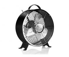Retro Standventilator Schalter 2-Stufen Raumkühler Ventilator Handgriff Tristar VE-5966 schwarz