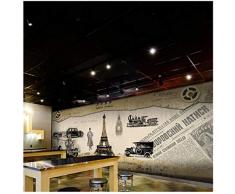 Gwgdjk Wand Bild, Wandbilder, Kunstdruck Auf Wandbild Gemälde Ölbild 3D Retro-Auto Des Britischen Nostalgischen Industriellen Stils Tv Wohnzimmer Schlafzimmer Büro Flur Dekoration-400X280Cm