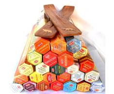 25 Packungen HEM Räucherstäbchen je 20 Stück -zufällige Auswahl- PLUS 2 Bretter als Halter