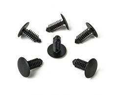 15x Universal Plastik Tannenbaum Clip in Schwarz | 18 mm x 22,7 mm