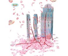 rosa Rosen Konfetti Kanone ca. 50 cm