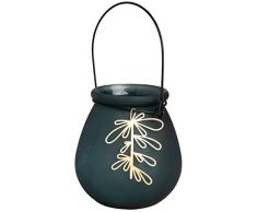 Unbekannt Glaswindlicht „Blätter“ Outdoor