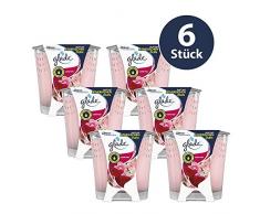 Glade (Brise) Duft-Kerze im Glas, I Love You, bis zu 30 Stunden Brenndauer, 6er Pack (6 x 129g)