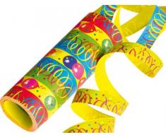 Riesen-Luftschlangen, Luftballon-Motiv, 14 mm Breite, 15 m Länge, 1 Rolle