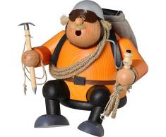 KWO Olbernhau 21484 RÃ¤uchermann Kantenhocker Bergsteiger, 16 cm