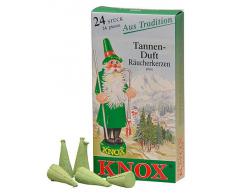 KNOX Räucherkerzen TANNE 24 Duftkegel, grün