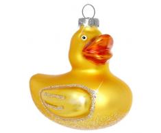 SIKORA BS328 Enten Küken Christbaumschmuck Glas Figur Weihnachtsbaum Anhänger