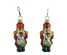 Weihnachtschmuck Ohrringe Weihnachten Schmuck Hänger Christbaum Weihnachtsfigur Nussknacker Trommler Heilig Abend *K113*