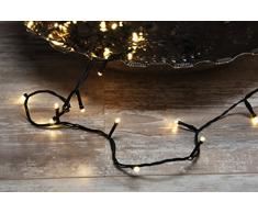 Home&Style Lichterkette, 240 LEDs warm weiÃ, AuÃenbereich, 18 m Länge, 3 m Zuleitungskabel, 8 Lichteffekte, 442971