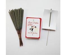 Krause & Sohn Brautpaartanz Set Brautpaar: 40 Karten + 40 Wunderkerzen Hochzeit Eröffnungstanz