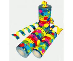 DS Luftschlangen Ballons, 18x10er Jumbo-Rolien = 180 Einzelrollen je 15m/14mm XL Breite, Lieferung Frei Haus