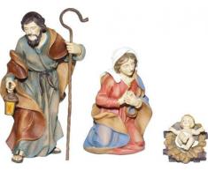 Krippenfiguren Heilige Familie 3tlg, für 8cm Figuren, handbemalen