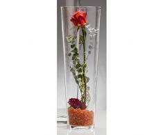 Glasvase CONICAL Glas Vase Tischvase Blumenvase konisch 50 cm