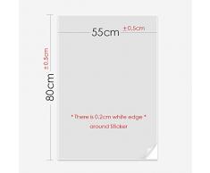 DIYthinker Taiwan Karte Querformat China Travel Vinyl Wall Aufkleber Poster Wandbild Tapete Raum Aufkleber 80 x 55 cm